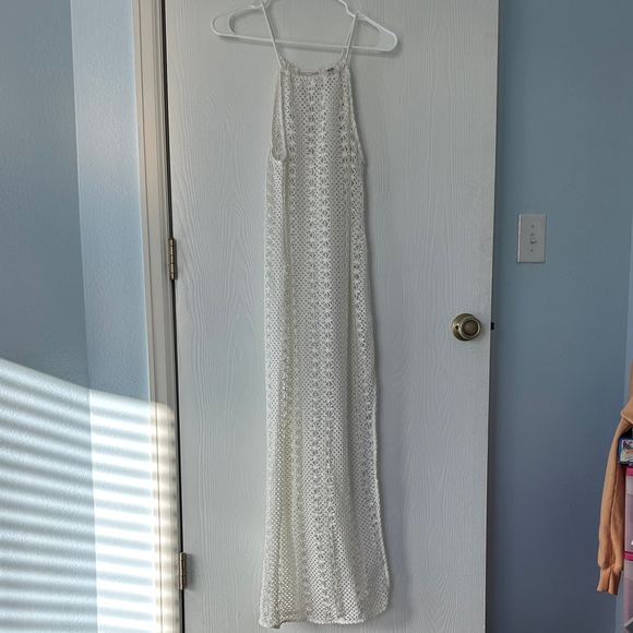 Lulus Dresses & Skirts - Lulu's Ivory Crochet Maxi Dress
